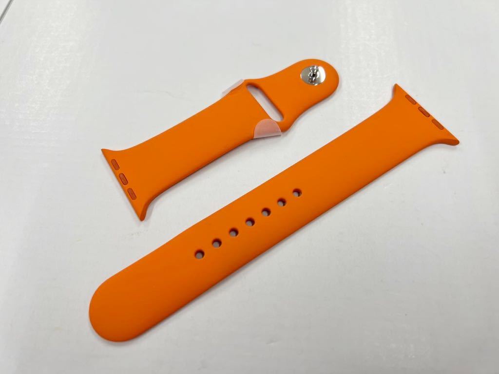 ☆即決 美品 Series7 Apple Watch HERMES 限定 オレンジ スポーツ