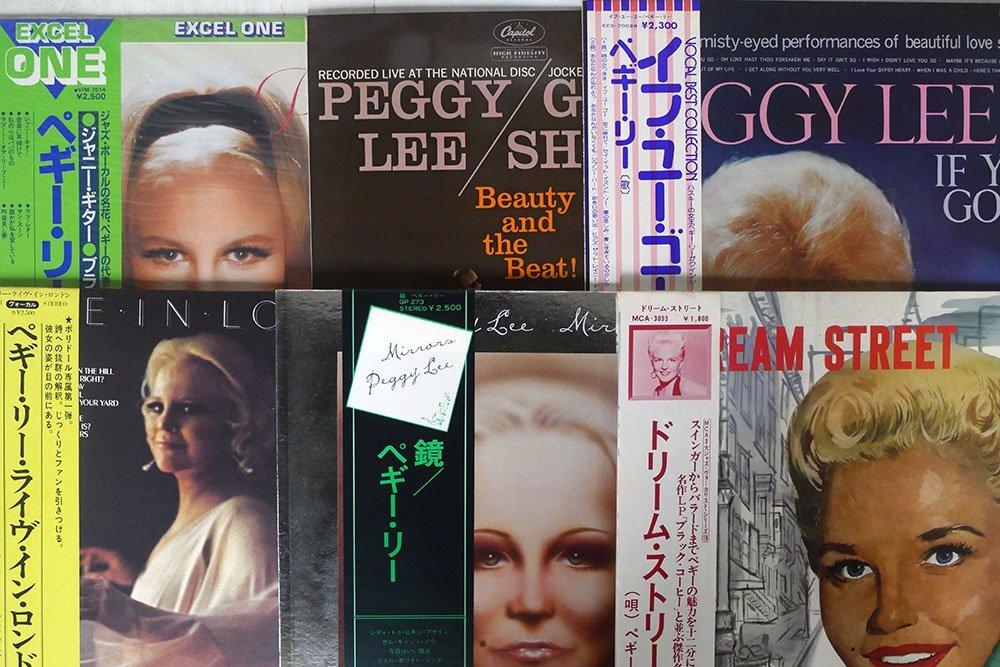 LP，一部帯付き ペギー・リー/10セット 取り置き期間変更お知らせ