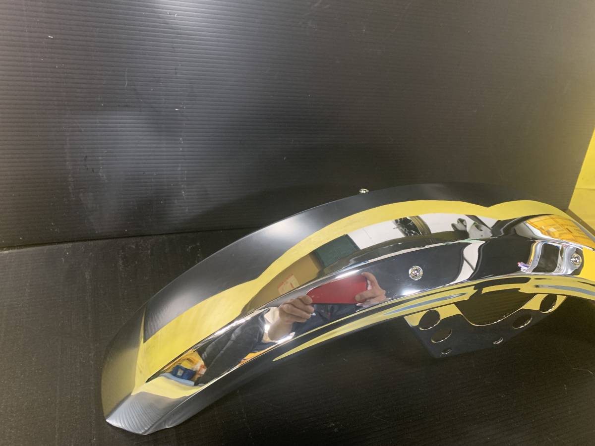 Z400FX 純正 Fマーク 再メッキ フロントフェンダー 中古品 E1 E2 E3 