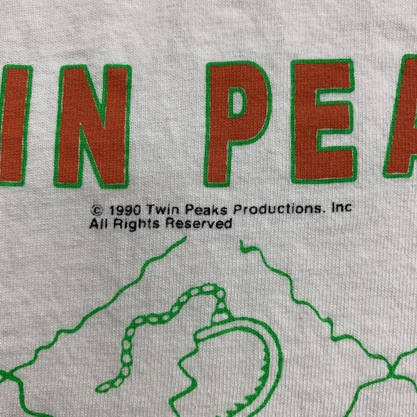 TWIN PEAKS Tシャツ 90s ヴィンテージ コピーライト ツインピークス 