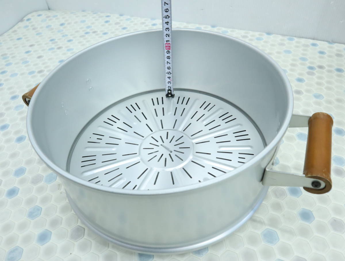▽業務用 厨房 アルミ製｜アルミ 3段 蒸し器｜HNH 30cm｜蒸し鍋 せいろ