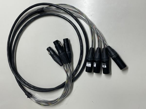 MR202-4AT CANARE カナレ XLR-XLR 4chマルチケーブル 約10M 楽器、器材