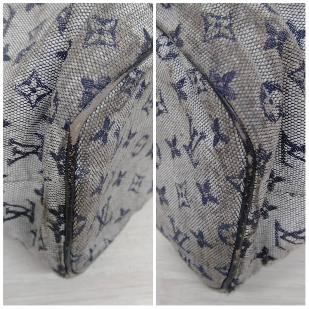 【ジャンク】 LOUIS VUITTON ルイヴィトン モノグラム ミニ ルシーユGM トートバック ※全体汚れ、スレあり LOUIS VUITTON モノグラム コンパクト 三つ折り財布 VUITTON（ルイ