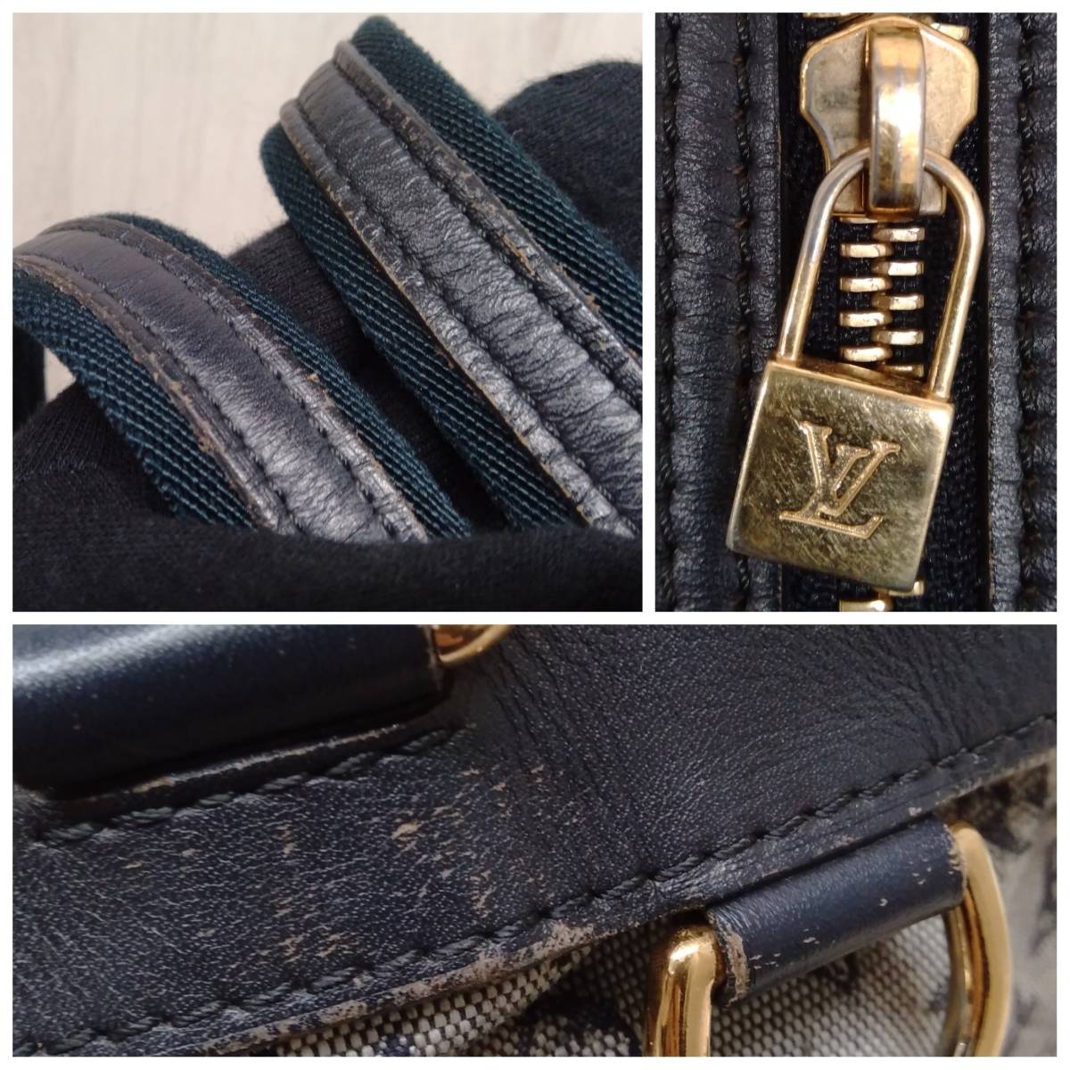 【ジャンク】 LOUIS VUITTON ルイヴィトン モノグラム ミニ ルシーユGM トートバック ※全体汚れ、スレあり LOUIS VUITTON モノグラム コンパクト 三つ折り財布 VUITTON（ルイ