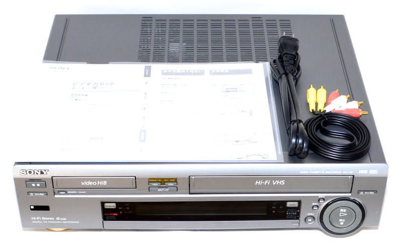 SONY/ソニー Hi8/VHS Wデッキ WV-H4 ビデオデッキ ジャンク 映像機器