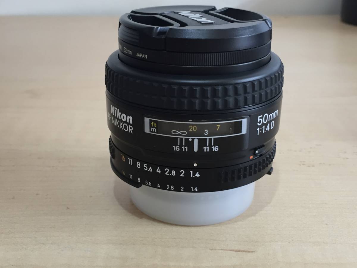 ○Nikon Ai AF Nikkor 50mm F1.4D ニコン 動作確認済み！！ 50mm AF