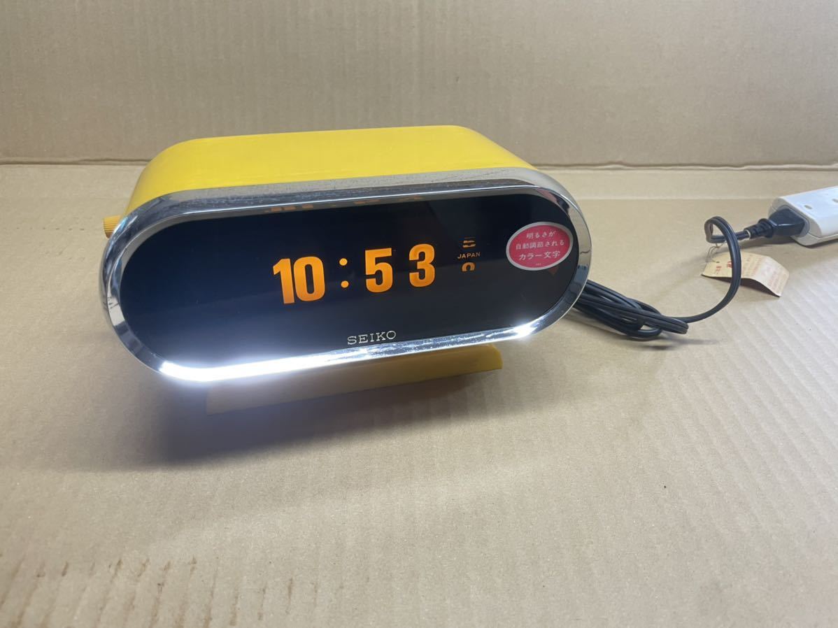 1円～ パタパタ時計 昭和レトロ SEIKO デジタル時計 DL 301 パタパタ