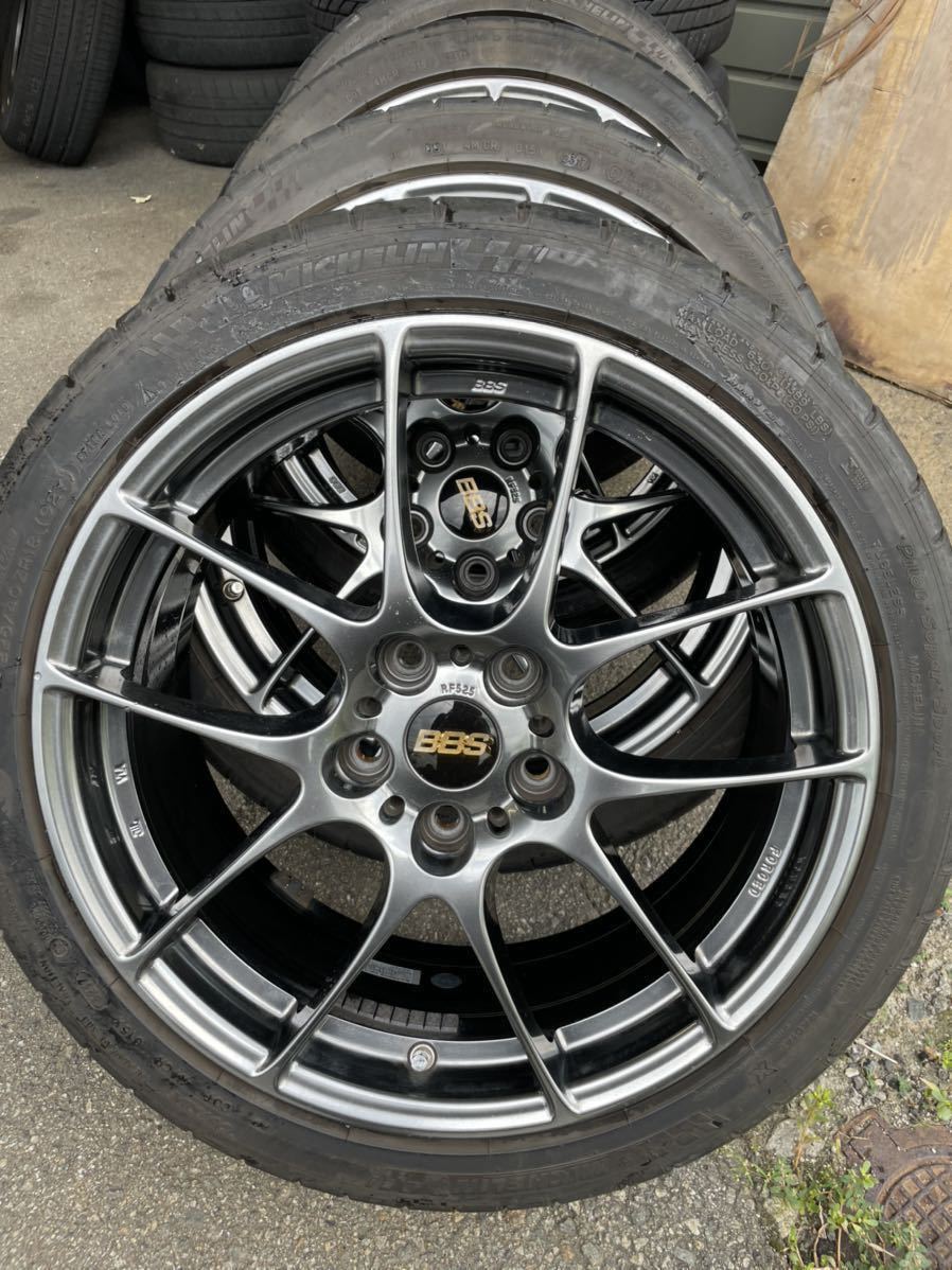 225/40R18 BBS 18インチ×7.5J +50 5穴 114.3 RF525 18x7.5J ミシュラン