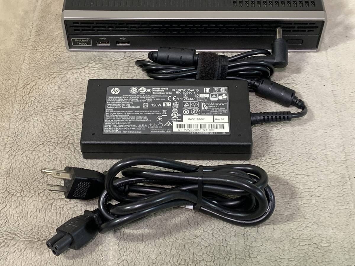 ☆hp Thin Microサーバ Xeon D-1518/8GBメモリ/4.0TB+4.0TB HDD/USB3.0