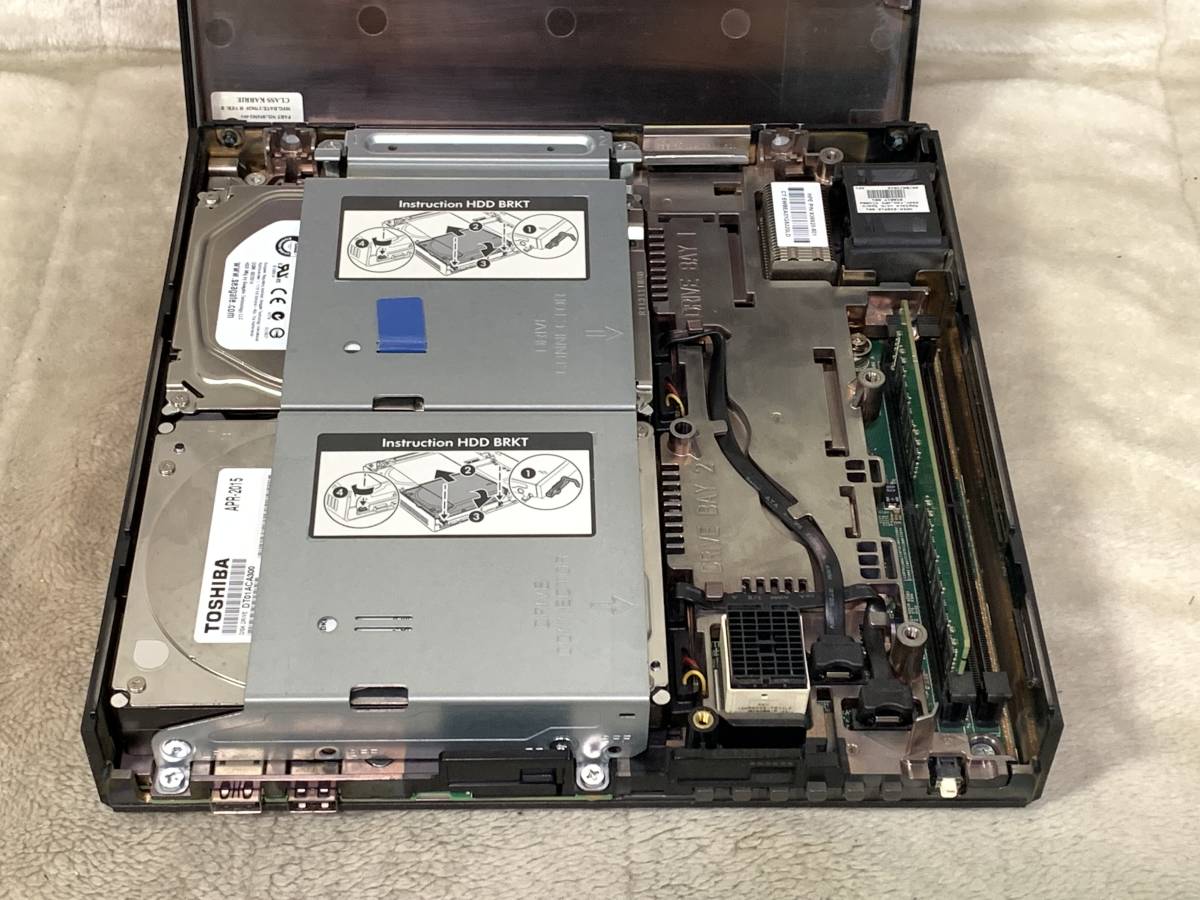 ☆hp Thin Microサーバ Xeon D-1518/8GBメモリ/4.0TB+4.0TB HDD/USB3.0