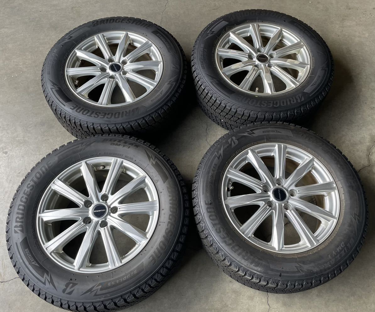 中古】BRIDGESTONE BLIZZAK DM-V3 225/65R17 2019年製 BALMINUM KR10 4 