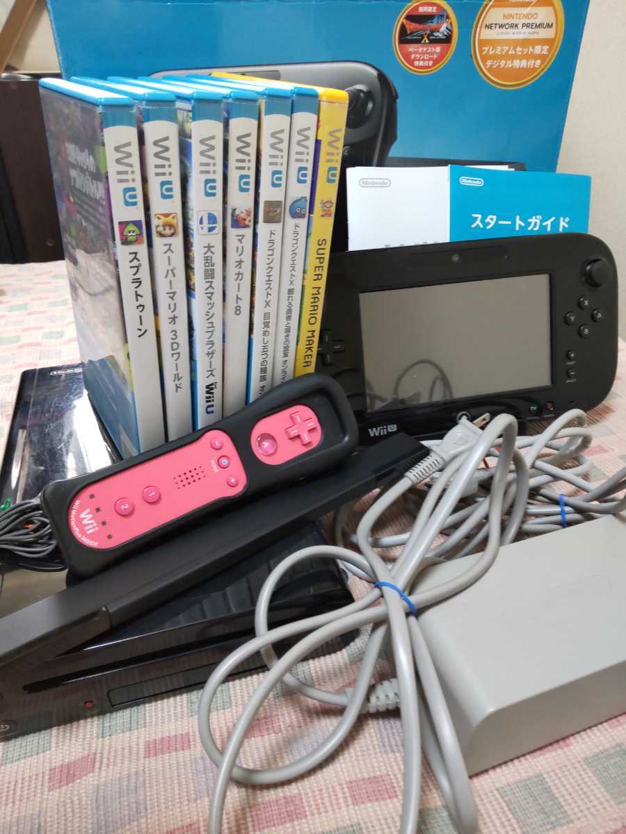 WiiU 本体 黒 32GB おまけソフトあり 【公式通販】