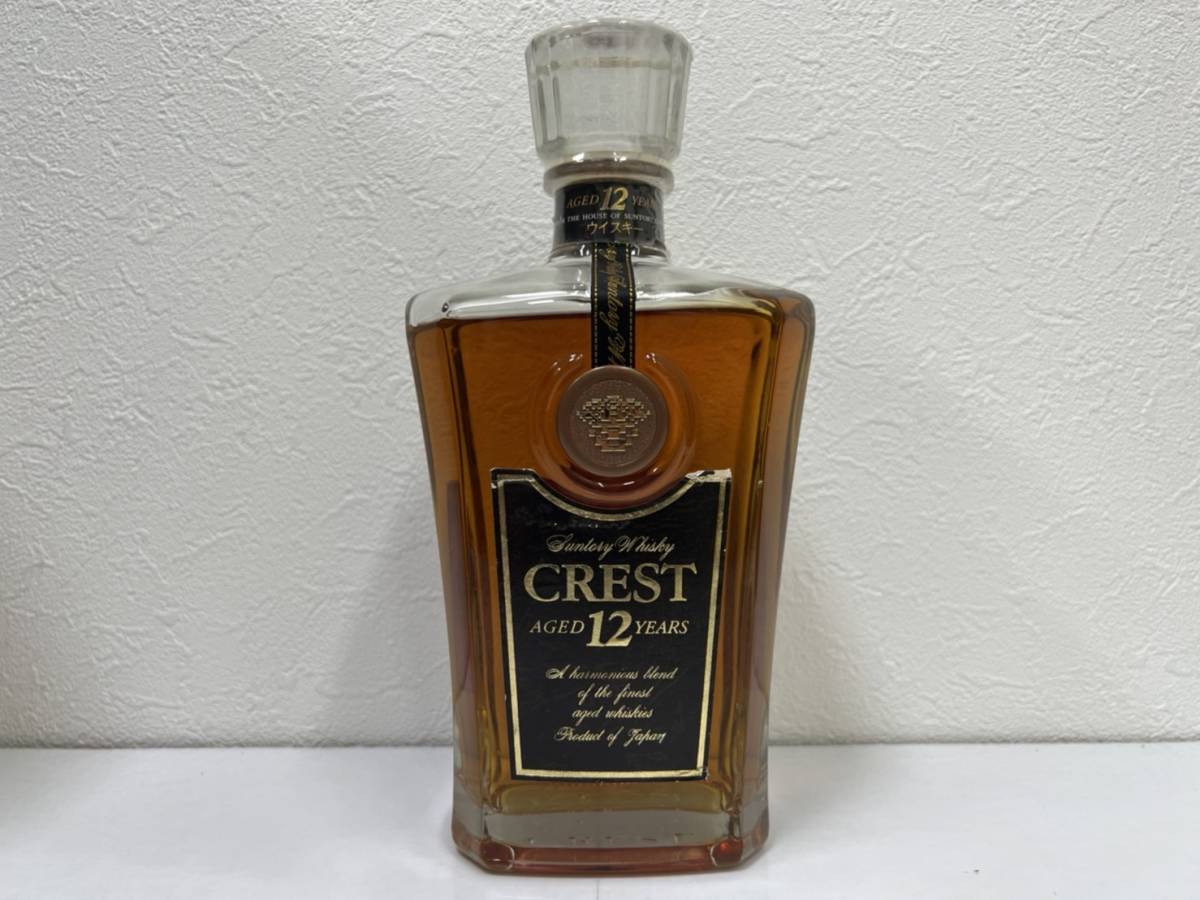サントリー クレスト 12年 CREST ウイスキー SUNTORY 未開栓 古酒