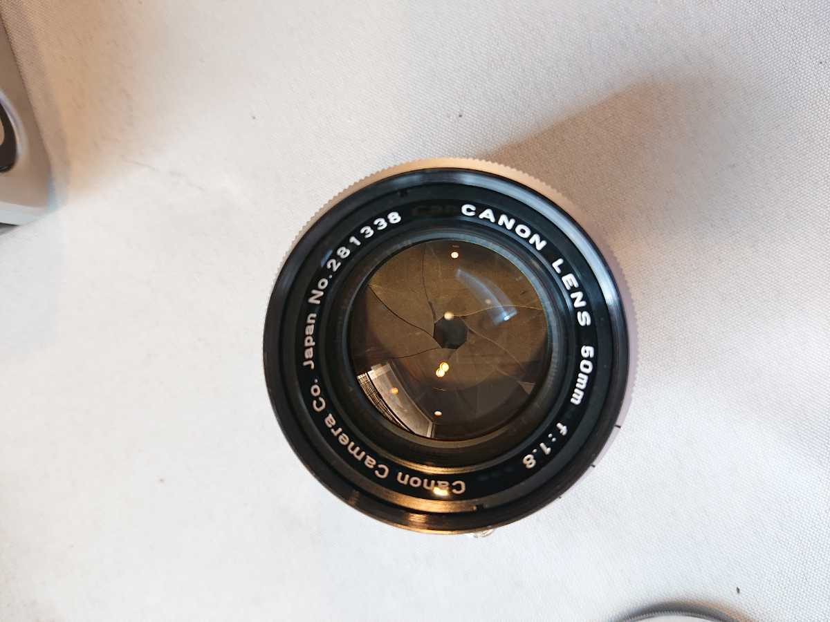Canon Ｐレンジファインダーカメラ 50mm f/1.4 露出度付 P Canon 50mm 単焦点レンズ CAMERA 1円 キヤノン CANON P レンジ