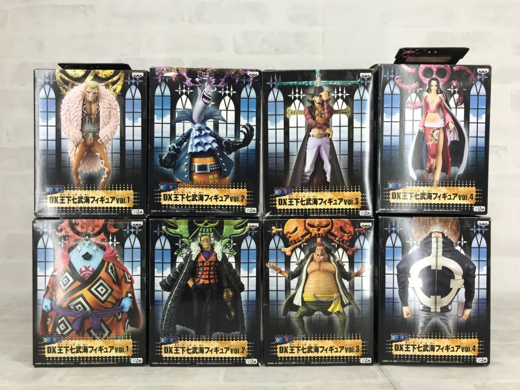 ジャンク品 ワンピース DX王下七武海フィギュア Vol.1～4 全8種セット  