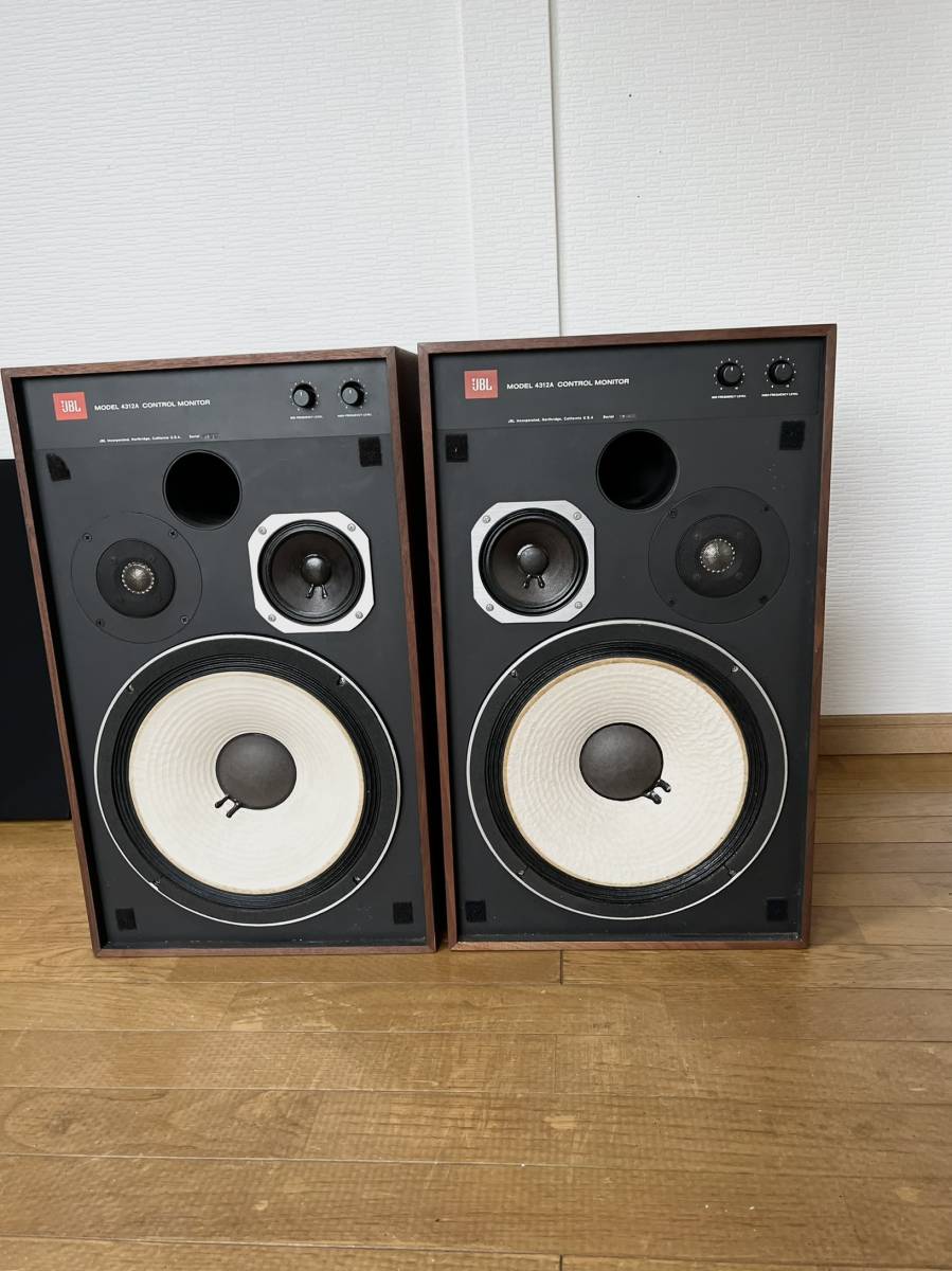 動作確認済み JBL 4312a CONTROL MONITOR スピーカー ペア 音響機材