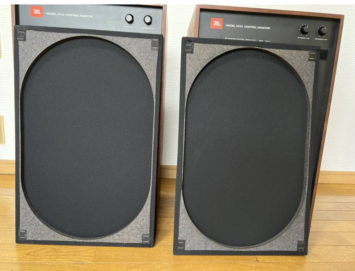 動作確認済み JBL 4312a CONTROL MONITOR スピーカー ペア 音響機材