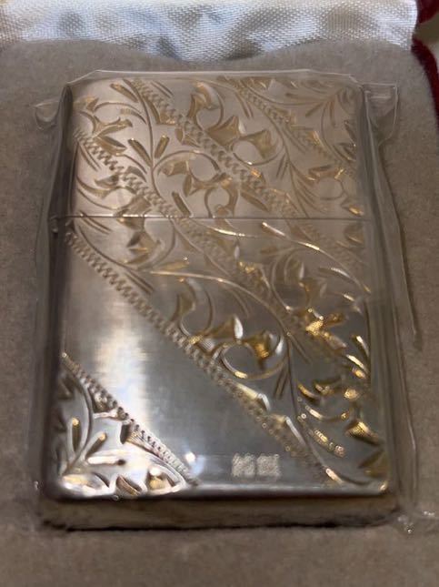 希少 ZIPPO ジッポライター スターリングシルバー 純銀製手彫り2面彫刻 希少 ZIPPO ジッポライター スターリングシルバー 純銀製手彫り2面彫刻