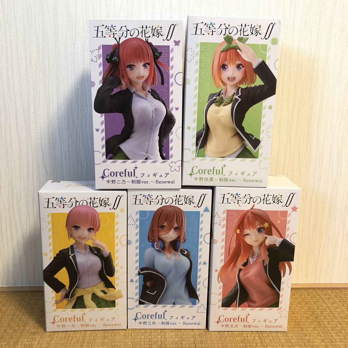 新品未開封】 五等分の花嫁∬ Coreful フィギュア 制服ver. Renewal 5 