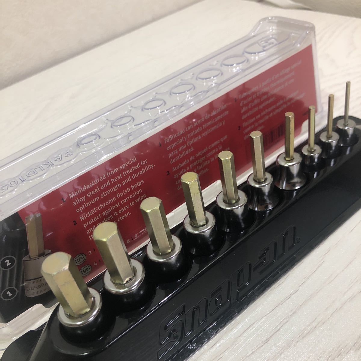 中古Aランク、美品】Snap-on スナップオン 3/8SQ セミディープソケット