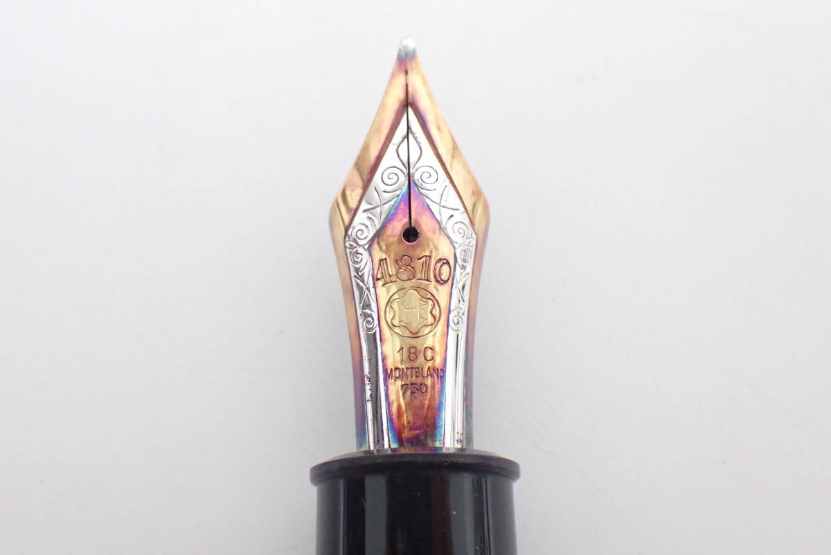 モンブランMEISTERSTUCK4810 M 18K 750万年筆 筆記未確認 最安に挑戦中 Mont Blanc モンブラン 万年筆 MEISTER STUCK マイスター