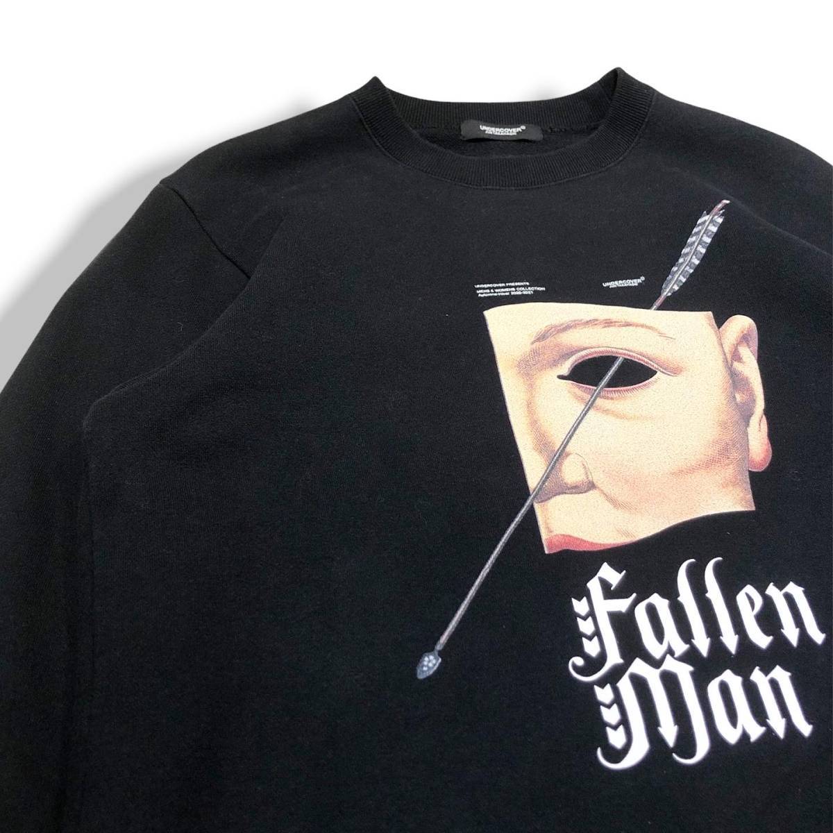 20aw FALLEN MAN 期 UNDERCOVER SWEAT FACE スウェット アンダーカバー サイズ3 店舗受取可 UNDERCOVER アンダーカバー FALLEN Biker COVER T-Shirt
