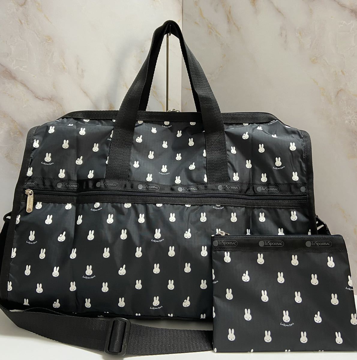 ボストンバッグ レスポートサック ミッフィー ラージ LG WEEKENDER LeSportsac DELUXE ミッフィーグリッドチェック 旅行用トラベル 東京銀座オフライン販売 0 新品 公式通販 旅行用バッグ4319｜Yahoo LeSportsac×MiffyDELUXE
