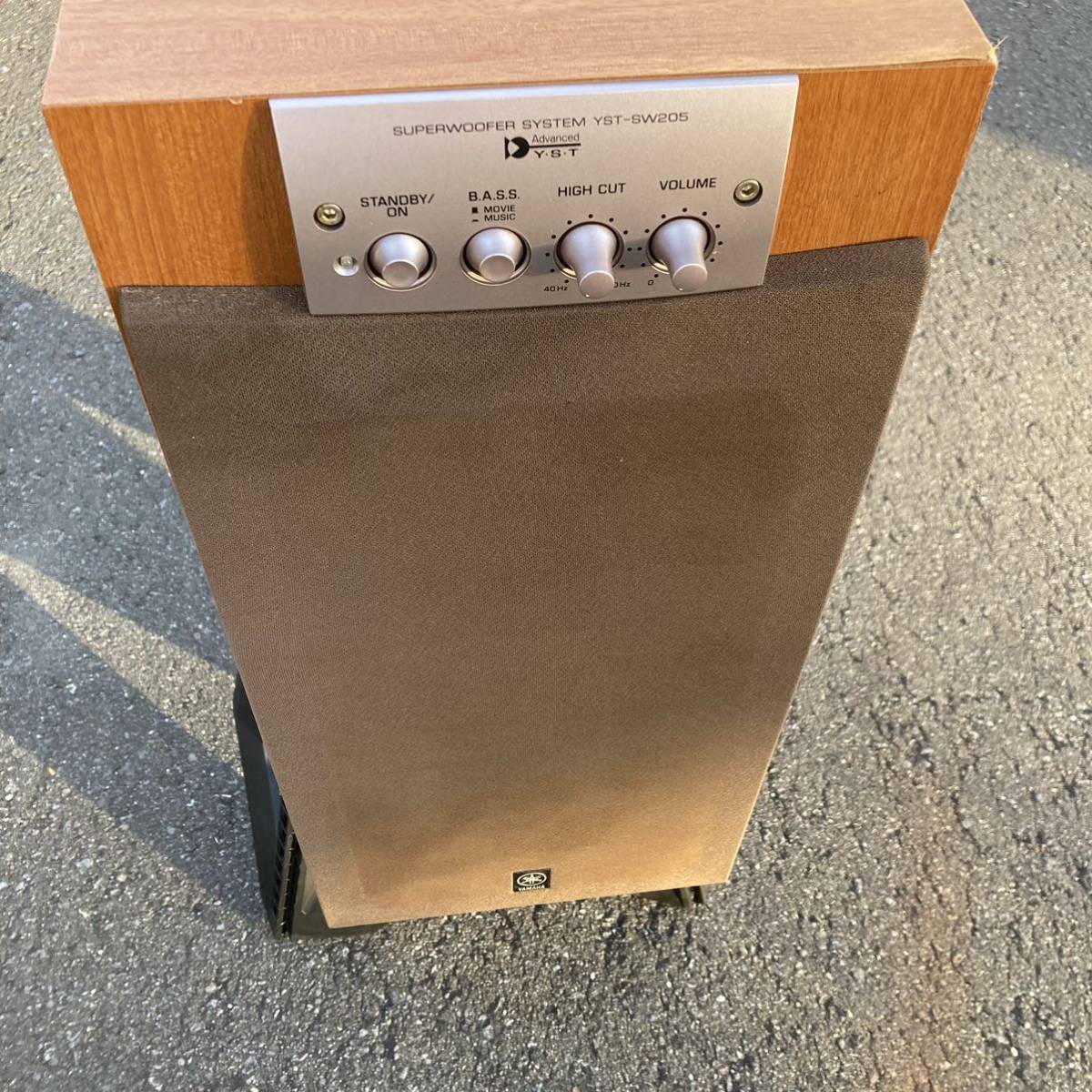 ◇YAMAHA ヤマハ YST-SW205 サブウーファー 通電可◇25-11-R133 YAMAHA