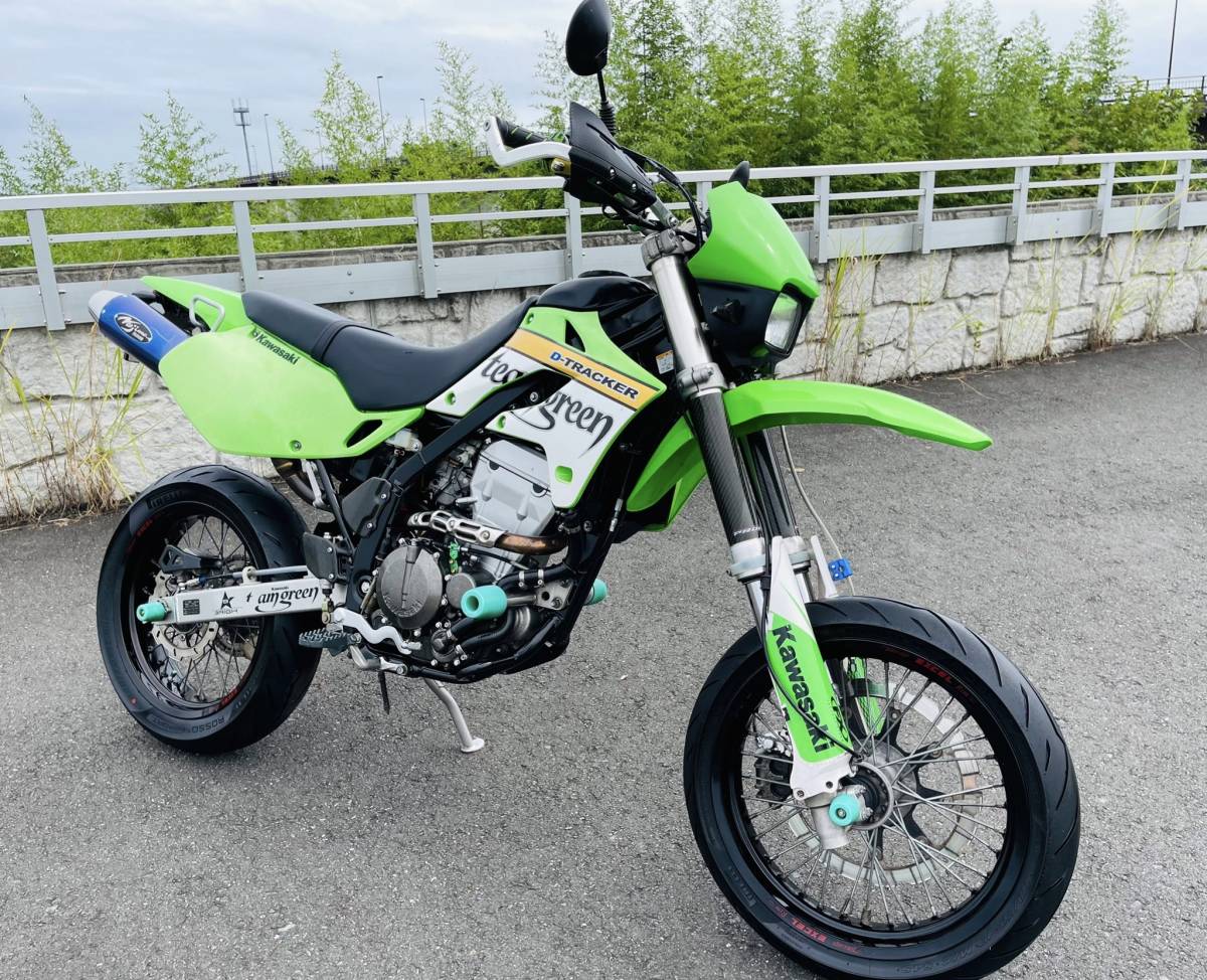カワサキ Dトラッカー D-Tracker LX250E -A 12,351km モタード Nojima  