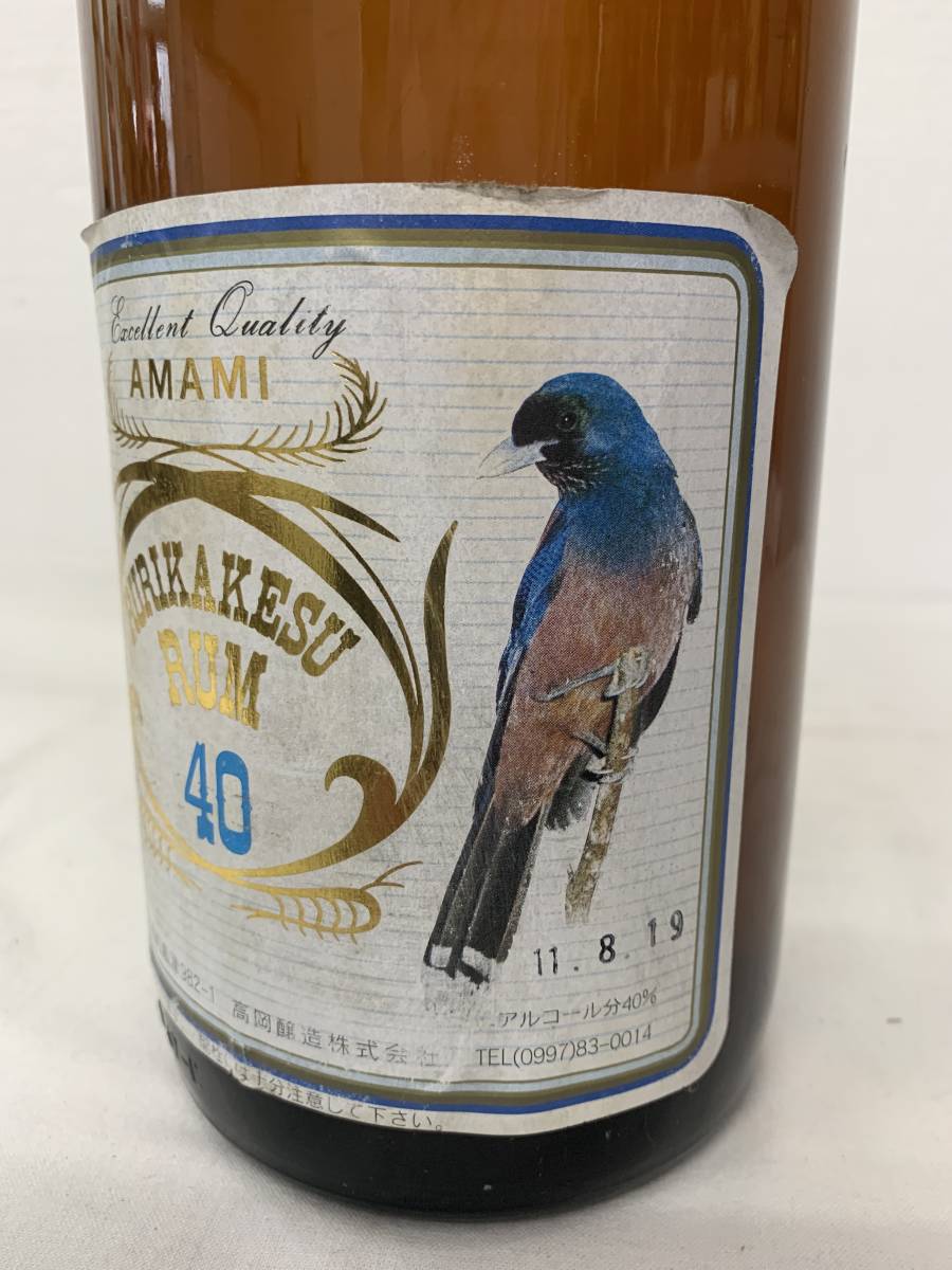注目！【奄美産 ラム酒】RURIKAKESU ルリカケス ラム 1800ml 40度