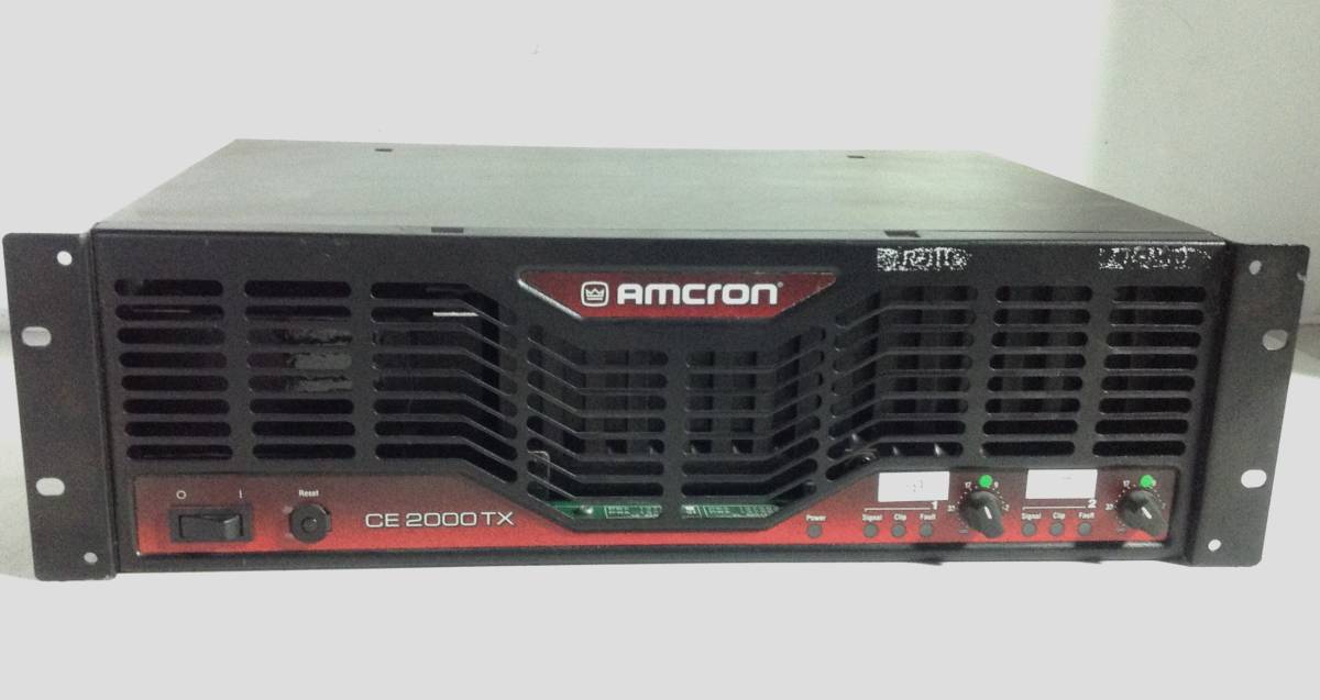 パワーアンプ AMCRON CE2000 CE2000TX 公式通販 アムクロン 希少品
