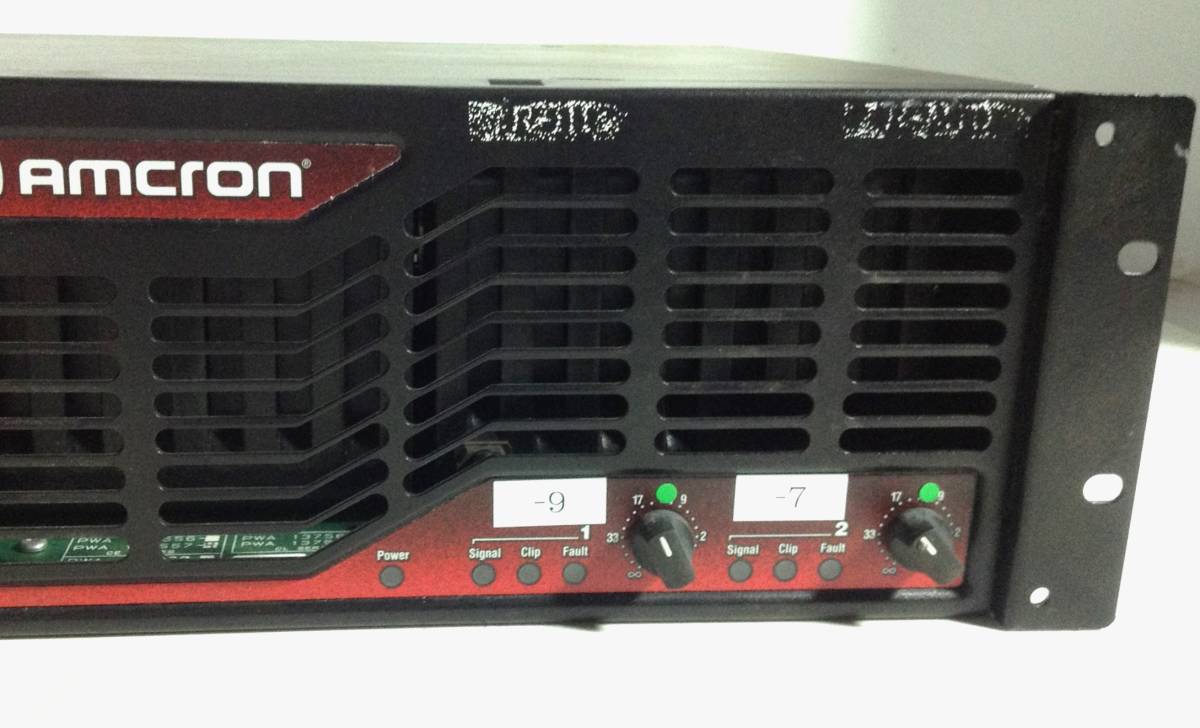 パワーアンプ AMCRON CE2000 CE2000TX 公式通販 アムクロン 希少品
