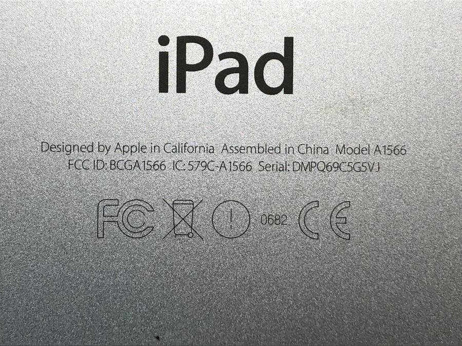 Apple A1566 iPad Air2 アクティベーションロック□ジャンク品 【公式
