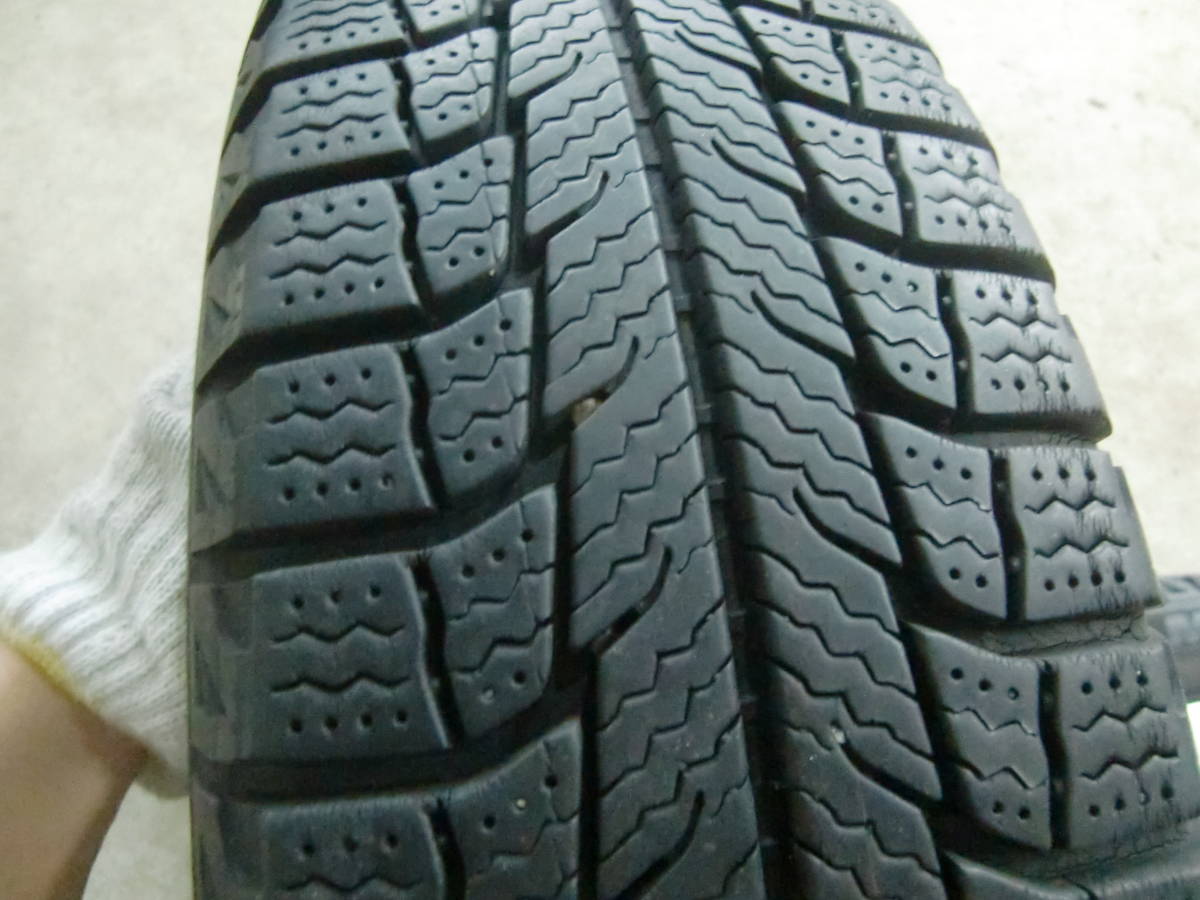 ☆中古☆ 白ララパームカップ☆ 155－65－14冬タイヤ＋アルミホイール4 
