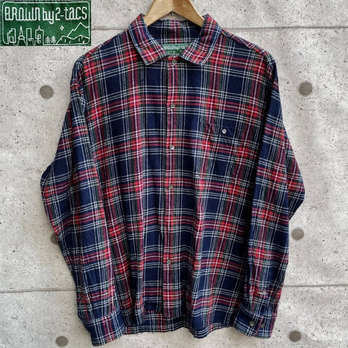 by BROWN 2-tacs collar Regular ⁄B35-S002 Wide collar｜ブラウンバイ 