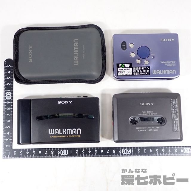 大人気，HOT 1UJ15 SONY ソニー WM-190 WM-GX822 WM-EX707 ウォークマン まとめ 一部通電OK 動作NG まとめ ジャンク/WALKMAN 送:-/60(再生専用)｜売買されたオークション情報、yahooの商品情報をアーカイブ公開 - オークフ 再生専用