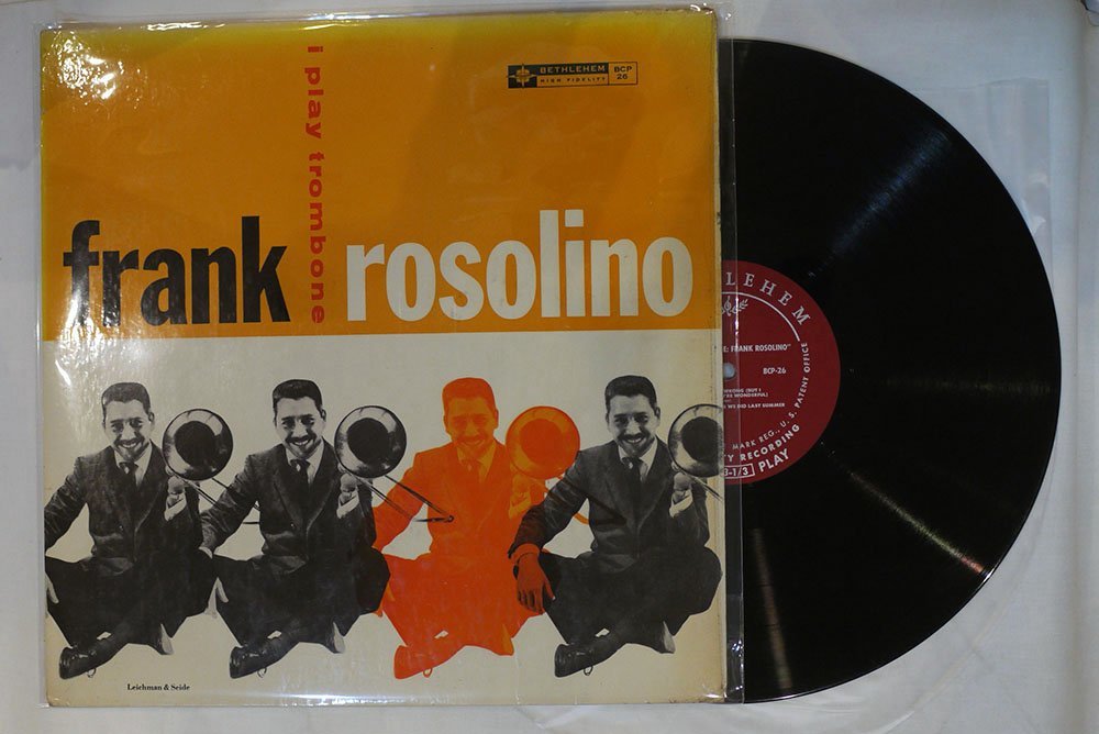 【得価，人気セール】 US-ORIGINAL FRANK ROSOLINO/I PLAY TROMBONE/BETHREHEM BCP-26(ジャズ一般)｜売買されたオークション情報、yahooの商品情報をアーカイブ公開 - オークファン ジャズ一般