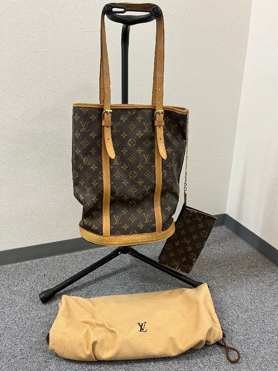 LOUIS VUITTON ルイ・ヴィトン ポーチ付き モノグラム バケツ バケット