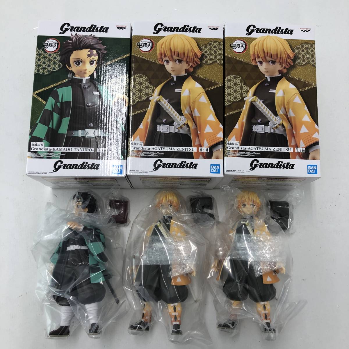 まとめ売り 鬼滅の刃 Grandista 竈門炭治郎/我妻善逸 2種 9点セット 