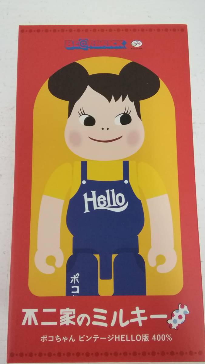  29 ベアブリック BE＠RBRICK 400％ 不二家のミルキー ポコちゃん ビンテージHELLO版 品 80(キューブリック、ベアブリック)｜売買されたオークション情報、yahooの商品情報をアーカイブ公開 - オー キューブリック、ベアブリック