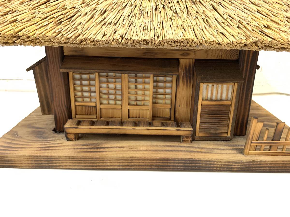 茅葺屋根 模型 ジオラマ 古民家 昭和レトロ オブジェ 日本家屋 田舎の