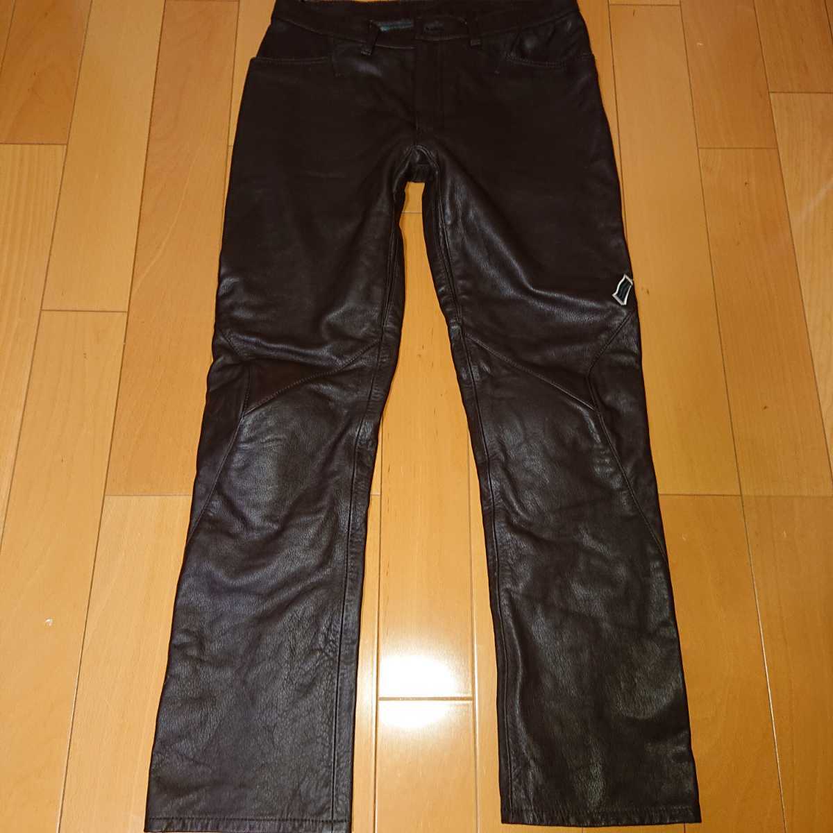 HYOD ブーツアウト レザーパンツ hyod D30パンチングレザーパンツ 