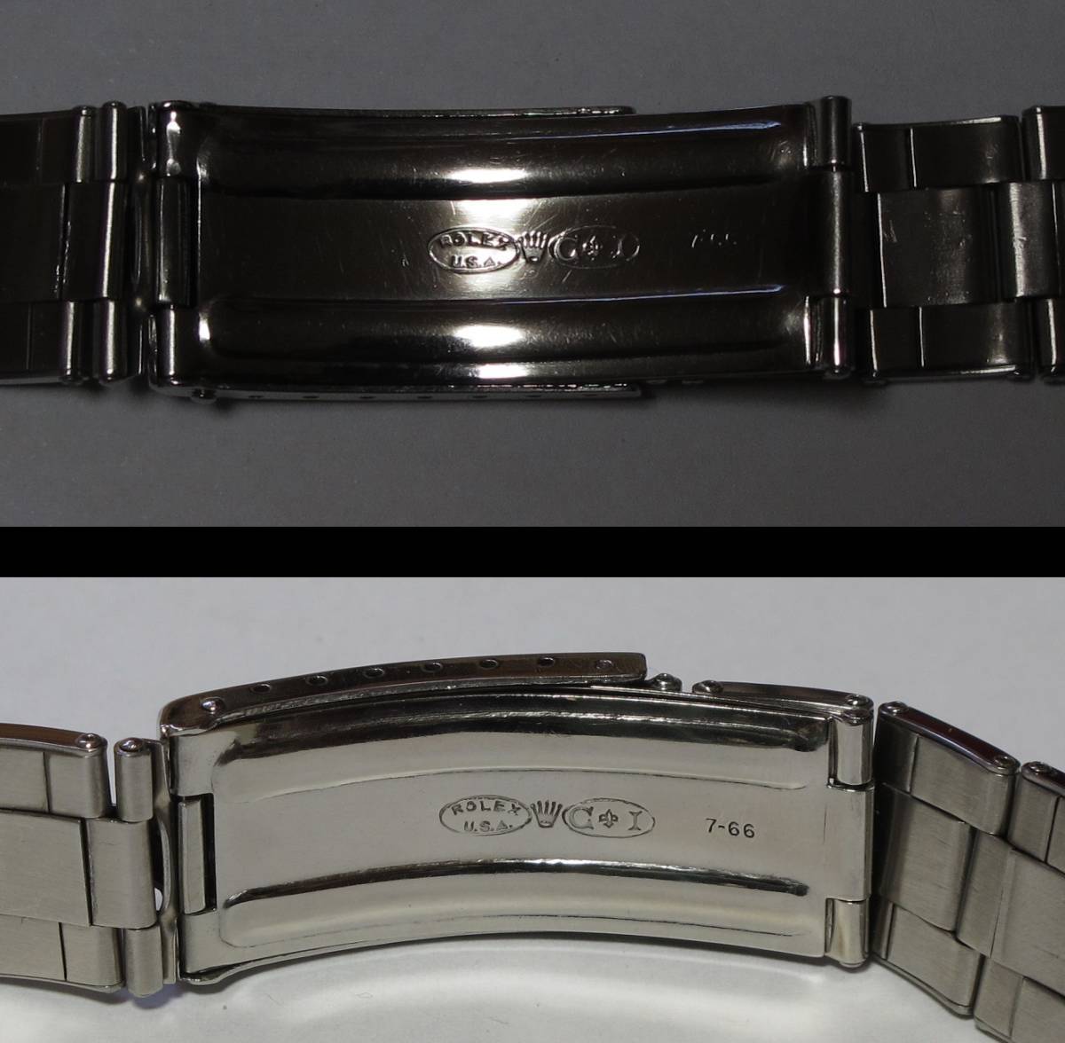 ROLEX USA 20mm リベットブレス 7-66 C&I 純正ブレス 純正ベルト
