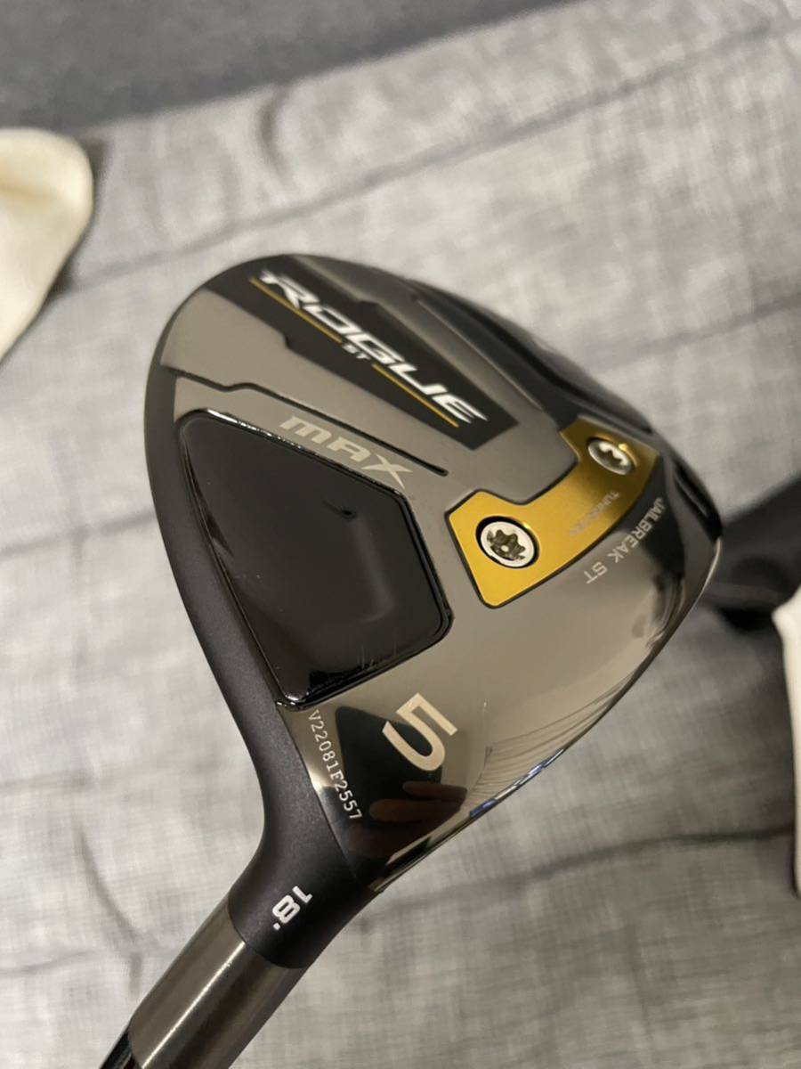 お得 ハドラスコーティング済 キャロウェイ フェアウェイウッド ROGUE ST MAX #5 18&deg; シャフト5-S Callaway ローグ(キャロウェイ)｜売買されたオークション情報、yahooの商品情報をアーカイブ公開 - オ 男性右きき用