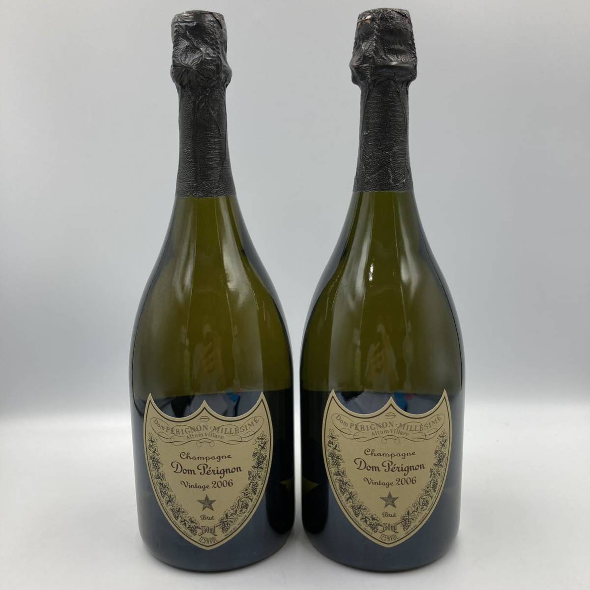 9.28 RAYU-t23 24★未開栓 ドンペリニヨン ヴィンテージ 2006 2本まとめ★容量 750ml/アルコール分 12.5%/古酒/シャンパン/EC3 EE2