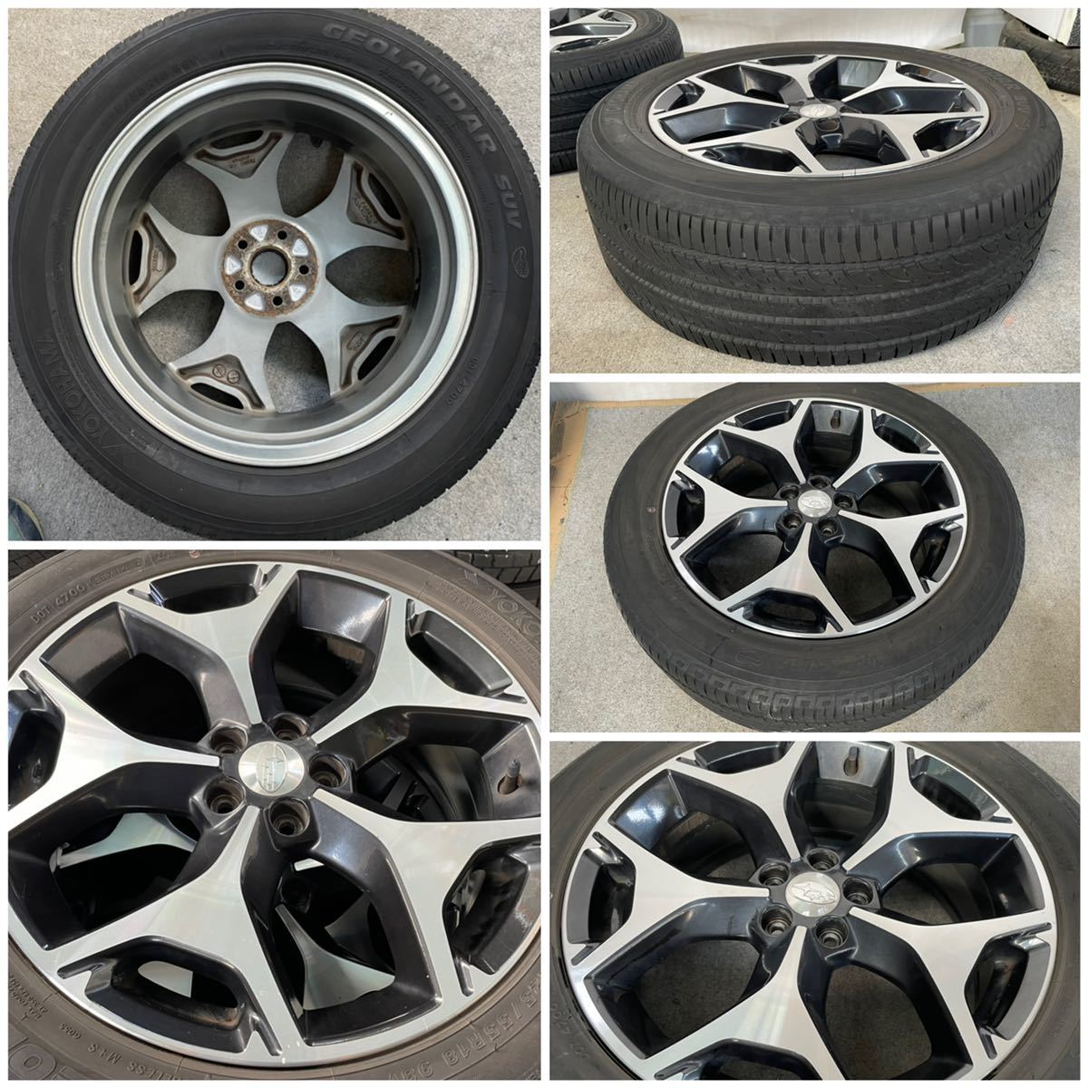4本セット スバル純正 フォレスター エンケイ製 17インチ 7J 48 