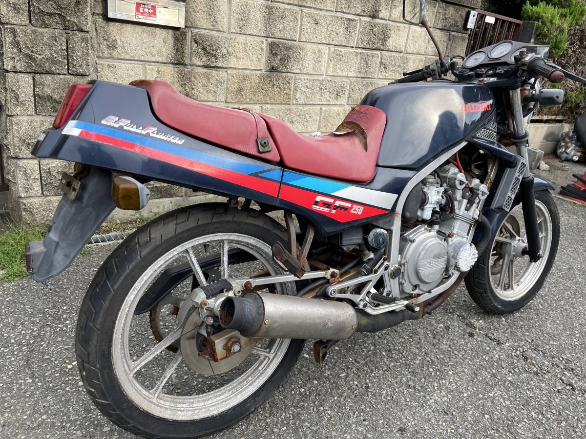 8000キロ GF250 GJ71C-115＊＊＊ 書類、鍵付き レストアベースor 