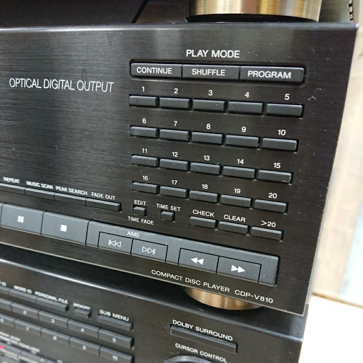 cd SONY コンパクトステレオシステム 接続用ケーブル無し ST-810TV/ CT-V810/ CDP-V810/ SDP-V810 ...