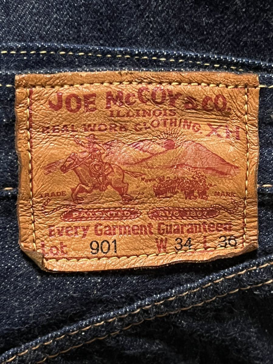 JOE McCOY 旧ジョーマッコイ 901 大戦モデル W34 ワンウォッシュ 