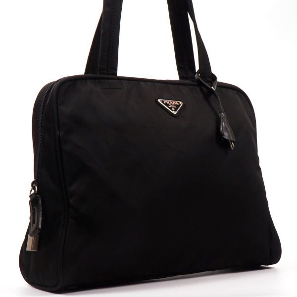 新作，新作登場 使用わずか プラダ PRADA トートバッグ レディース ブラック 0577(トートバッグ)｜売買されたオークション情報、yahooの商品情報をアーカイブ公開 - オークファン かばん、バッグ